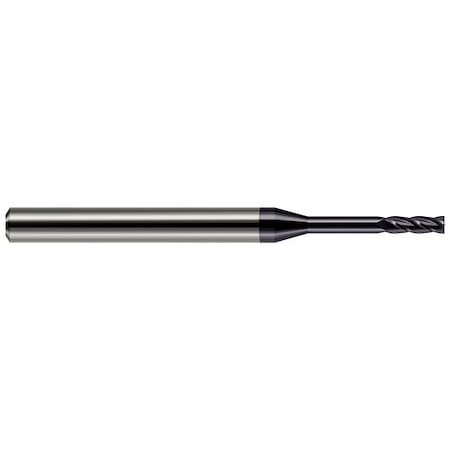 Harvey Tool 3/64 Cutter dia. x 0.1410 in. x 3/8 in. Reach Carbide Square End Mill, 4 Flutes, AlTiN Coated 972247-C3